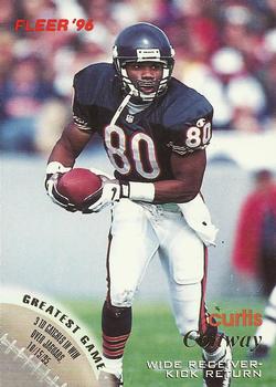 Curtis Conway Chicago Bears 1996 Fleer NFL #23